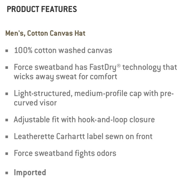 NWT Carhartt Hat (UNISEX) - Picture 7 of 7